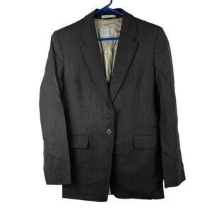 Gorgeous wool‎ blazer Office Size 14 Navy Blue Capsule Wardrobe
